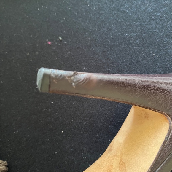 Gucci Brown Woven Fabric Mule Sandals Size 8B - Picture 8 of 10